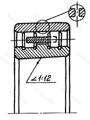 Модификация подшипника 6-3182110 размер 50x80x23 от производителя  ГПЗ-1
