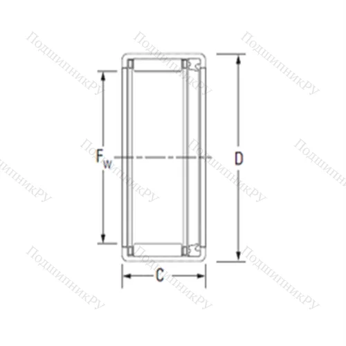 Подшипник игольчатый радиальный JT-129