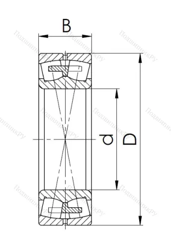 Сферический роликовый подшипник 3626 Н (22326 MW 33) в Подольске