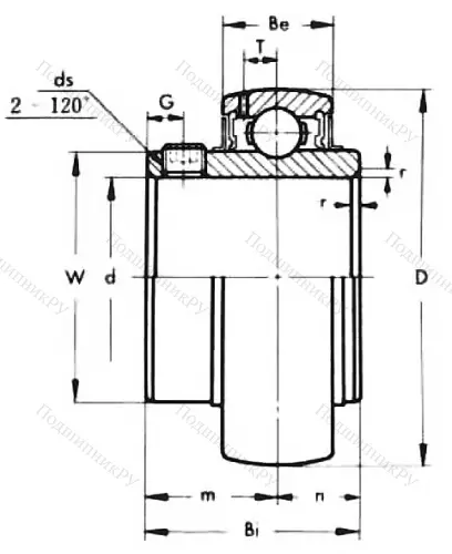 Подшипник UC 205 (480205) в Подольске