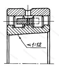 Модификация подшипника 21821/670М размер 670x980x180 от производителя  ГПЗ-9 Модификация подшипника 21821/670М размер 670x980x180 от производителя  ГПЗ-9