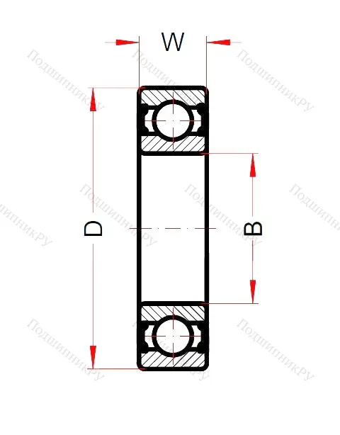 Высокотемпературный подшипник 6203 BHTS 2RS C 4 VT 220° от производителя  BECO