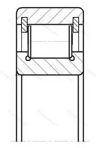 Подшипник  102314 (NCL 314) размер 70x150x35 от производителя  ГПЗ-10