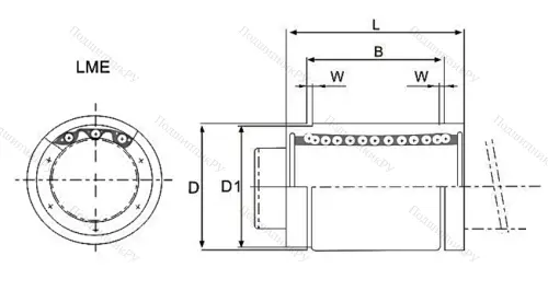 Подшипник LM 25 UU в Подольске
