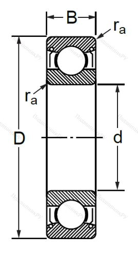 Шариковый однорядный подшипник 76-80302 (6302 ZZC 3) в Подольске