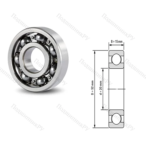 Подшипник шариковый радиальный 16003 C 3