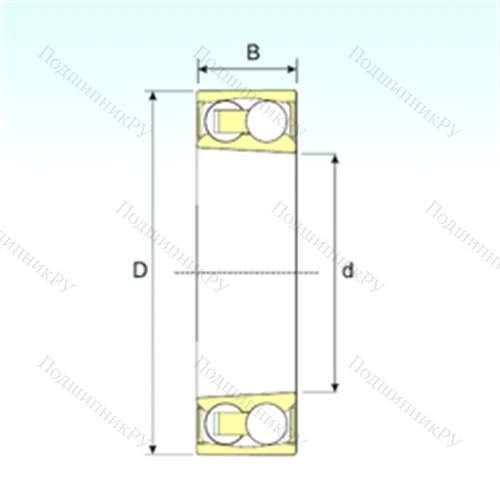 Подшипник шариковый радиальный самоцентрирующийся 2209-2RSKTN 9
