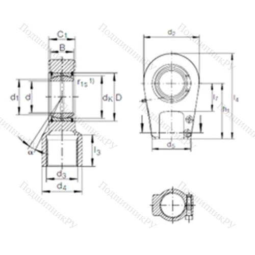 Подшипник скольжения сферический GIHRK 70 DO