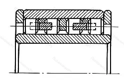 Модификация подшипника 6462144ГМ размер 220x340x218