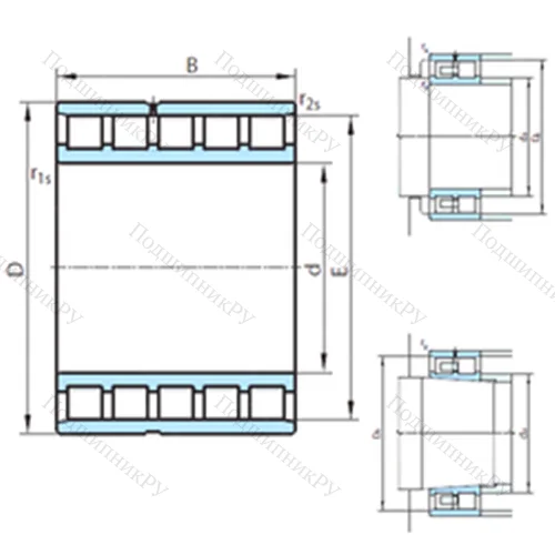 Подшипник роликовый радиальный PSL 510-13
