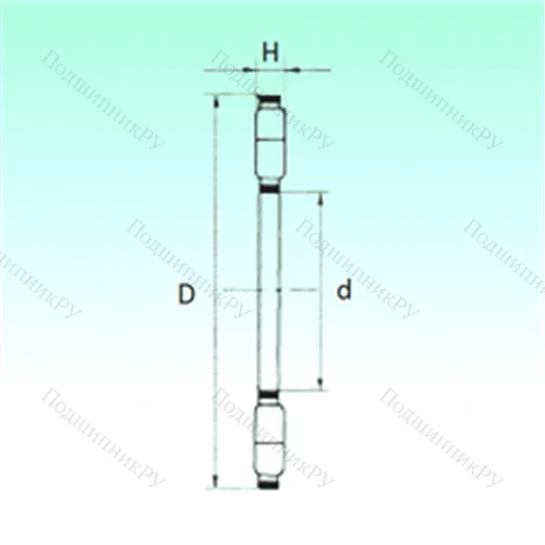 Подшипник роликовый упорный K 89440-M от производителя  NBS
