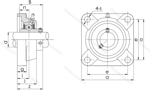 Подшипниковый корпус  F 205 в Подольске