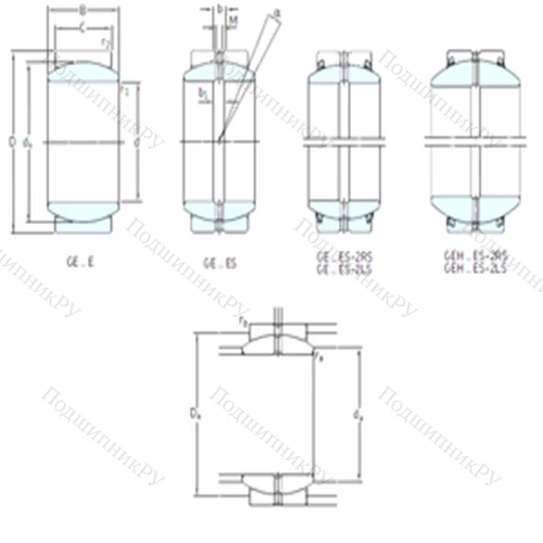 Подшипник скольжения сферический GE 240ES-2LS