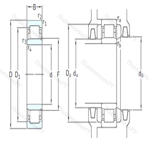 Подшипник роликовый радиальный NU 314ECM/HC 5C 3 от производителя  SKF