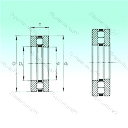 Подшипник роликовый упорный 89440-M от производителя  NBS