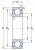 Однорядный шариковый подшипник 6305 2Z/C 4 от производителя  SKF