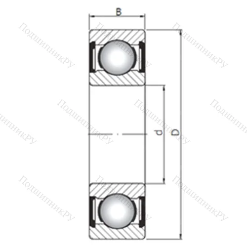 Подшипник шариковый радиальный 61909 ZZ от производителя  CX Подшипник шариковый радиальный 61909 ZZ от производителя  CX