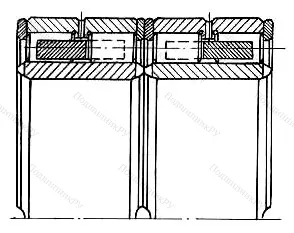Модификация подшипника 742782М размер 410x560x420 от производителя  ГПЗ-9