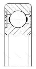 Модификация подшипника 6-180101С9 размер 12x28x8