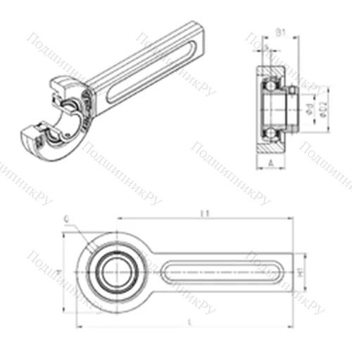 Подшипниковый узел шариковый радиальный ESSP 202