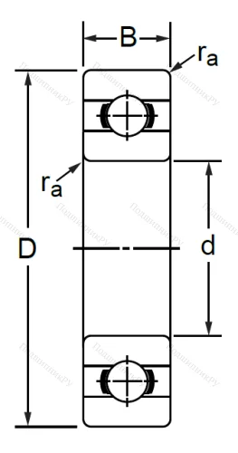 Дюймовый шариковый подшипник RLS 5 (LJ 5/8) в Подольске