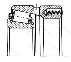 Модификация подшипника 17722Л1 размер 110x170x73