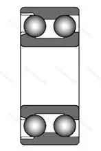 Двухрядный шариковый подшипник 5204 от производителя  NSK