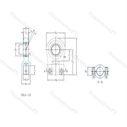 Подшипник скольжения сферический SILQG 40ES