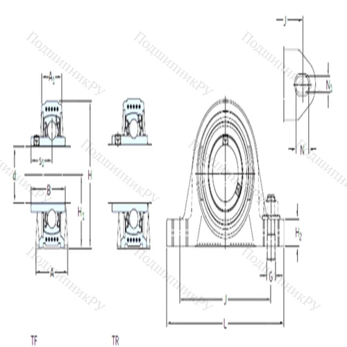 Подшипниковый узел шариковый радиальный SYK 35 TR