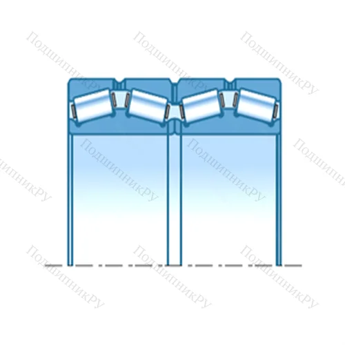 Подшипник роликовый радиально-упорный T-HM 262749D/HM 262710/HM 262710DG 2 от производителя  NTN