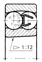 Модификация подшипника 2В0-111608 размер 40x90x33 от производителя  ГПЗ-8