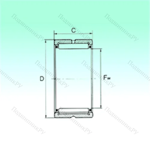 Подшипник игольчатый радиальный RNA 6901