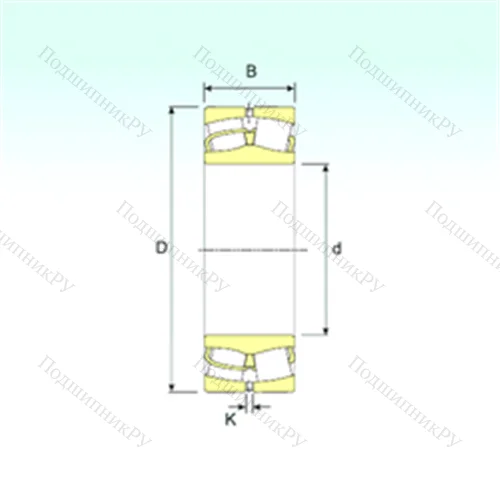 Подшипник роликовый радиальный самоцентрирующийся 24072 от производителя  ISB Подшипник роликовый радиальный самоцентрирующийся 24072 от производителя  ISB