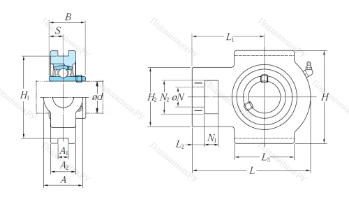 Подшипниковый узел UCT 212 J в Подольске