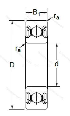Дюймовый шариковый подшипник R 12 ZZ (KLNJ 3/4-2RZ) в Подольске