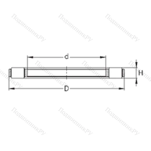 Подшипник роликовый упорный K 81234-MB от производителя  NKE