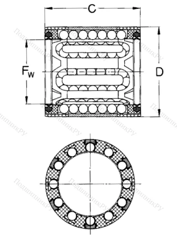 Подшипник LBBR 16-2LS в Подольске