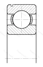 Подшипник  50322 (6322N) размер 110x240x50