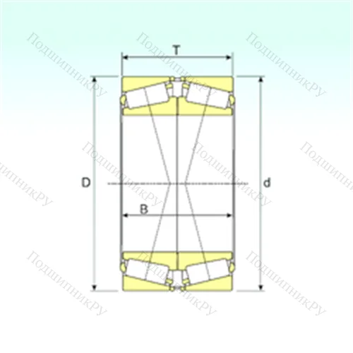 Подшипник роликовый радиально-упорный 32026X/DF от производителя  ISB