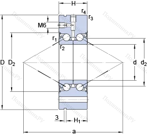 Подшипник BEAM 035090 C-2RSL