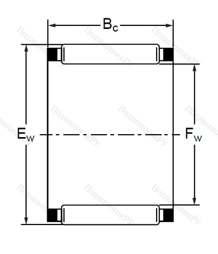 Подшипник K 46x52x37 (KT) в Подольске