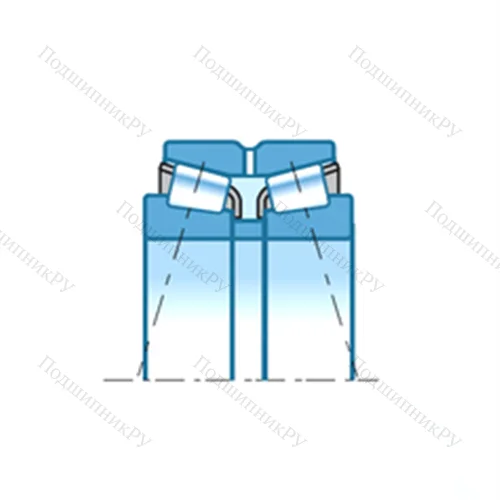 Подшипник роликовый радиально-упорный спаренный 32915DF от производителя  NTN Подшипник роликовый радиально-упорный спаренный 32915DF от производителя  NTN