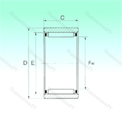 Подшипник игольчатый радиальный RNAO 12x19x13,5 TN