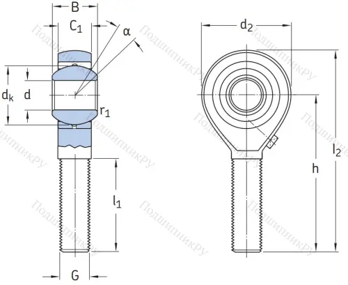 Шарнирная головка POS 6 L в Подольске