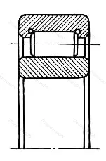 Подшипник NU 208EC/P 64 размер 40x80x18 от производителя  SKF