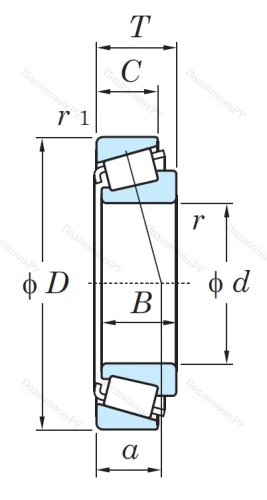 Конический роликовый подшипник HI-CAP 30207 JR 8183LMSDP7 от производителя  KOYO