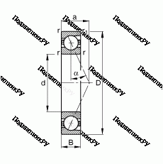 7906A 5TRV 1VSUMP 3 радиально-упорный шпиндельный подшипник