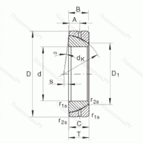 Подшипник шарнирный GE 150-SX