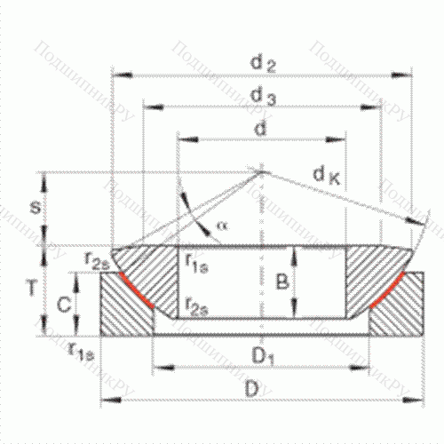 Подшипник шарнирный GE 15-AW