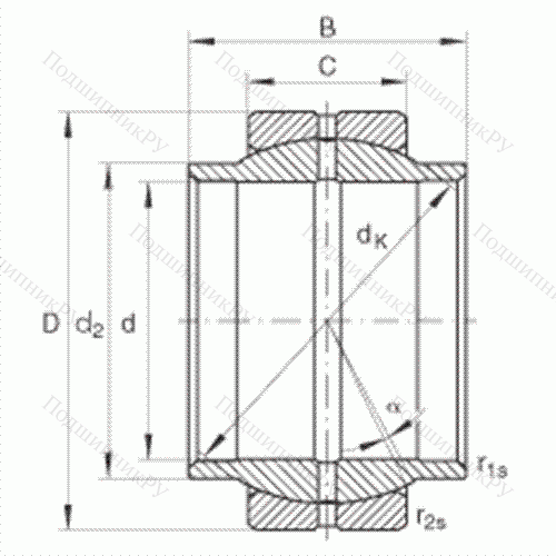 Подшипник шарнирный GE 200-LO